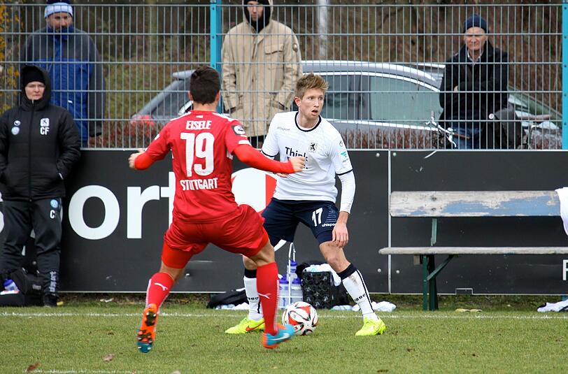 Der TSV 1860 testeten gegen den VfB Stuttgart II und verloren mit 0:4.