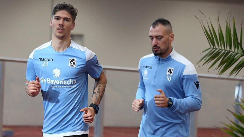 Fehlten am Dienstag im Traning des TSV 1860: Nicholas Helmbrecht (l.) und Timo Gebhart.