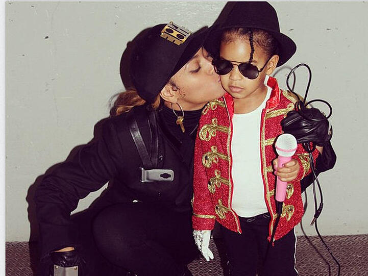 Beyoncés Tochter Blue Ivy verkleidet als der King of Pop