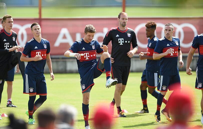 Die Bilder vom Trainingsauftakt der Bayern.