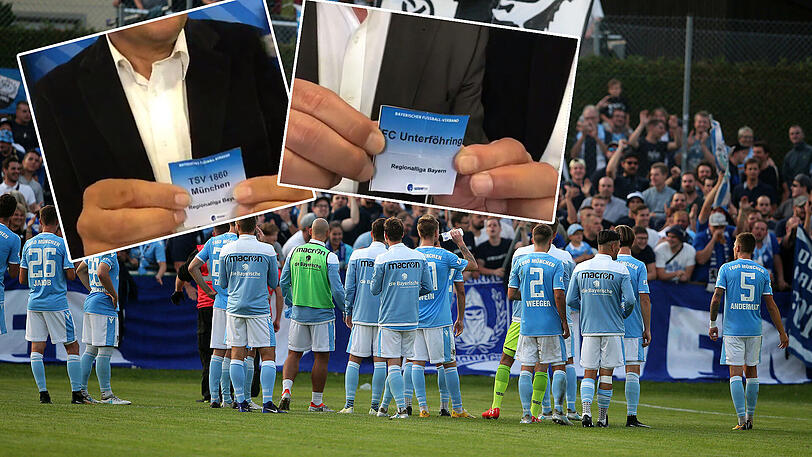 Der TSV 1860 München trifft auf den FC Unterföhring.