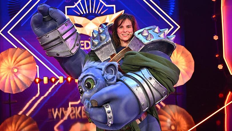 "The Masked SInger": Der Ork war Nora Tschirner - die erste Enthüllung im Finale.