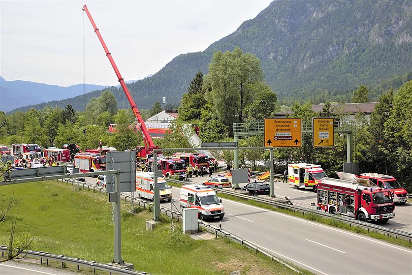 Das Unglück ereignete sich in Burgrain im Landkreis Garmisch-Partenkirchen.
