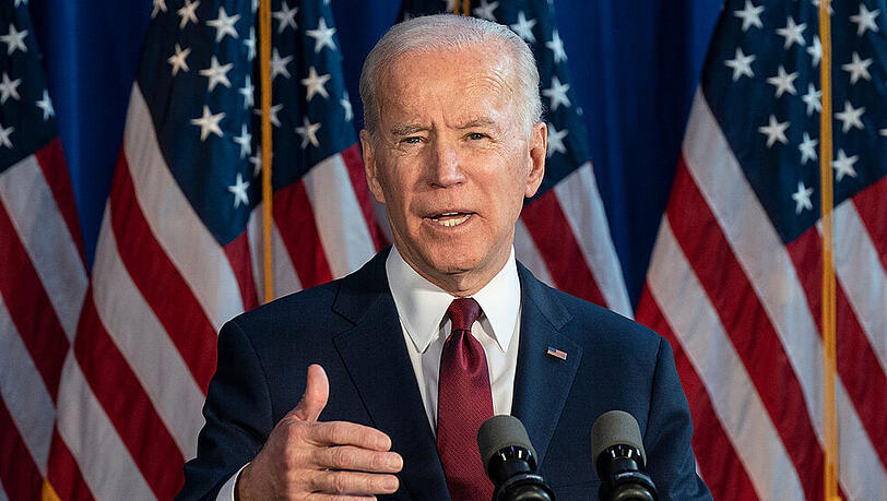 Joe Biden ist offiziell von den US-Demokraten zum Kandidaten für den Kampf um das Weiße Haus nominiert worden Joe Biden ist offiziell von den US-Demokraten zum Kandidaten für den Kampf um das Weiße Haus nominiert worden