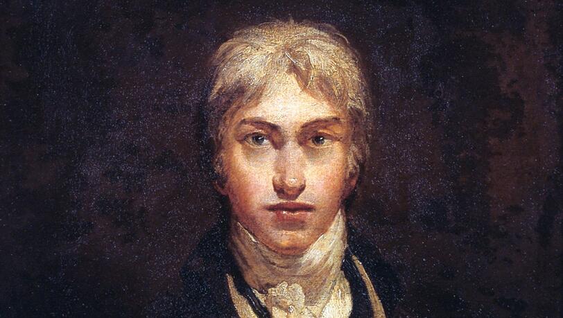 Im Selbstporträt von 1798 zeigt sich William Turner mit Anfang 20 schon recht selbstbewusst. Im Selbstporträt von 1798 zeigt sich William Turner mit Anfang 20 schon recht selbstbewusst.