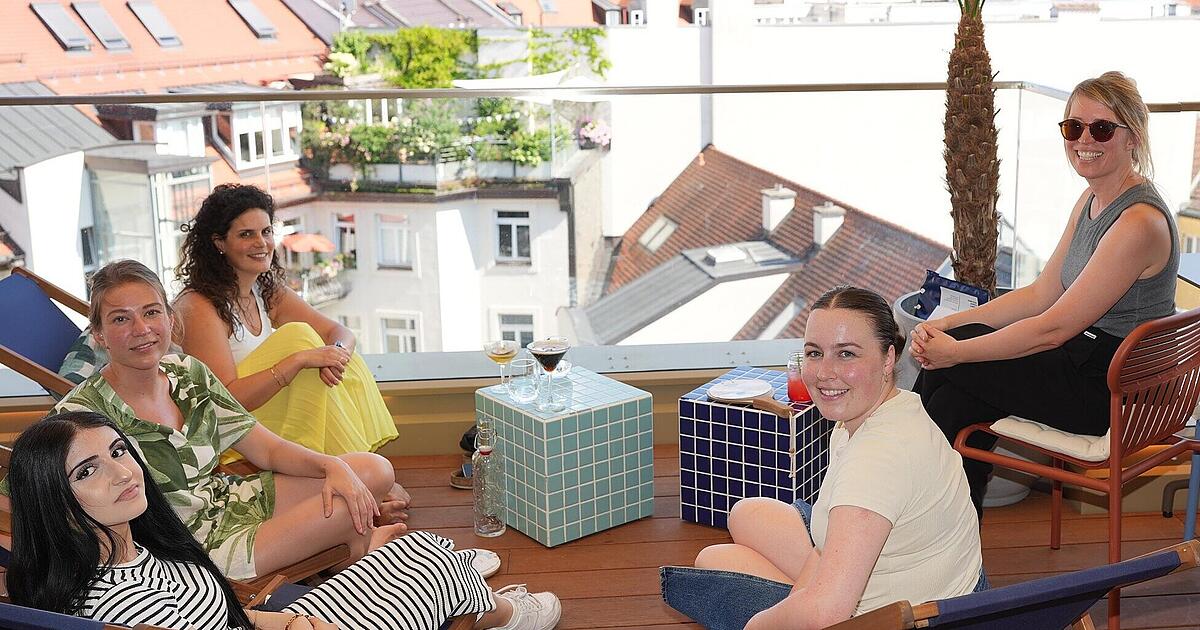 Wie aus einem Pool eine neue Rooftop-Bar in München wurde ...