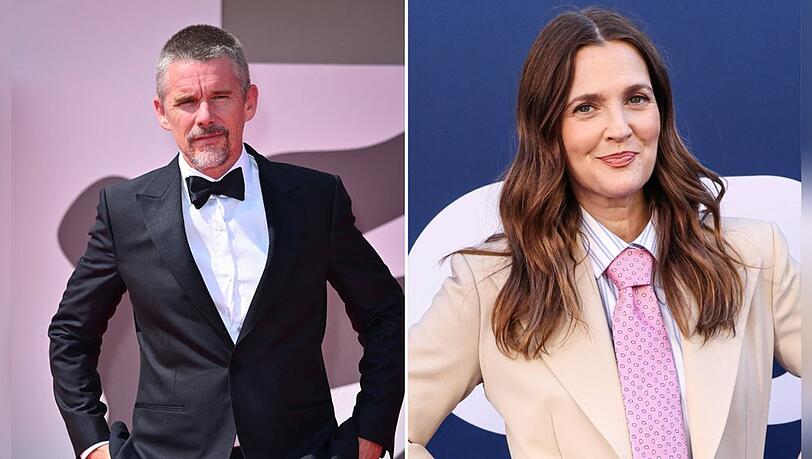 Ethan Hawke war in Drew Barrymores Talkshow zu Gast. Ethan Hawke war in Drew Barrymores Talkshow zu Gast.