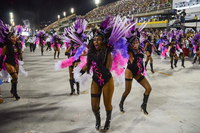 Heiße Rhythmen, heiße Tänze: Die besten Bilder vom Karneval im Sambodromo in Rio.