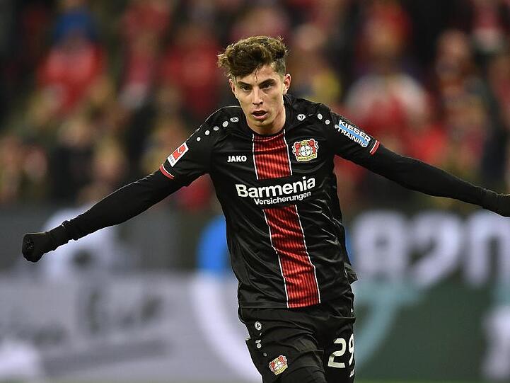 Leverkusens Megatalent Kai Havertz soll das Interesse mehrerer Clubs auf sich gezogen haben.