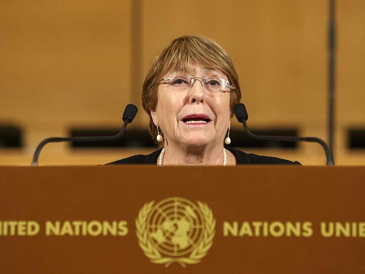 Michelle Bachelet, Hohe Kommissarin der Vereinten Nationen für Menschenrechte, einen Besuch in Venezuela.