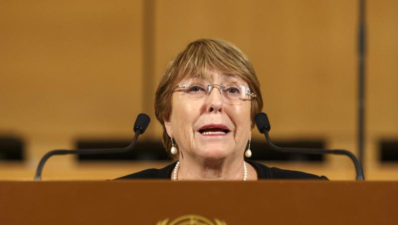 Michelle Bachelet, Hohe Kommissarin der Vereinten Nationen für Menschenrechte, einen Besuch in Venezuela. Michelle Bachelet, Hohe Kommissarin der Vereinten Nationen für Menschenrechte, einen Besuch in Venezuela.