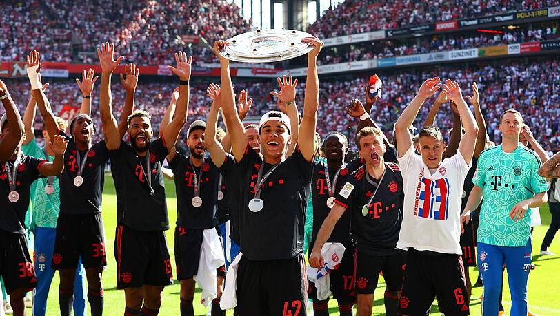 Youngster in Front: Jamal Musiala gehört inzwischen zur wertvollsten Elf der Welt.