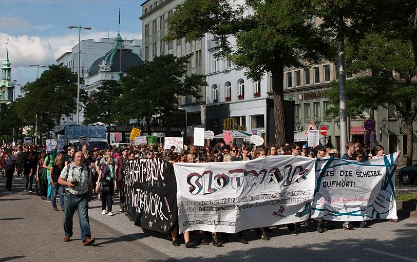 Auch in Berlin und Hamburg gab es Protestmärsche