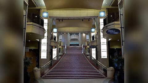 Der derzeit noch verwaiste Eingangsbereich des Dolby Theatres.