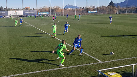 Volle Schlagzahl: der TSV 1860 im Trainingslager in Oliva Nova.