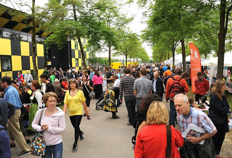 Sportliches Programm: das Promenadefest in Riem. Hier sind die schönsten Bilder.