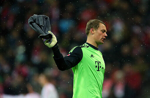 Manuel Neuer war nach Abpfiff bedient.