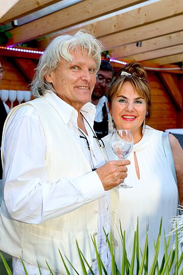 Schauspieler Ernst Hannawald und Frau Maria. Schauspieler Ernst Hannawald und Frau Maria.