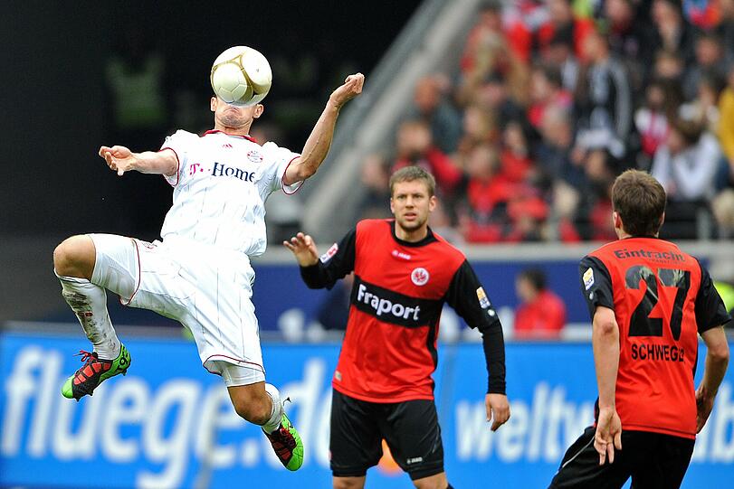 Gegen Frankfurt kassierten die Bayern die erste Niederlage der Rückrunde.