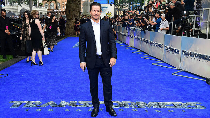 Transformers Hauptdarsteller Mark Wahlberg bei der Weltpremiere in London.