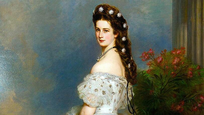 Das wohl berühmteste Porträt von Kaiserin Elisabeth. Das wohl berühmteste Porträt von Kaiserin Elisabeth.