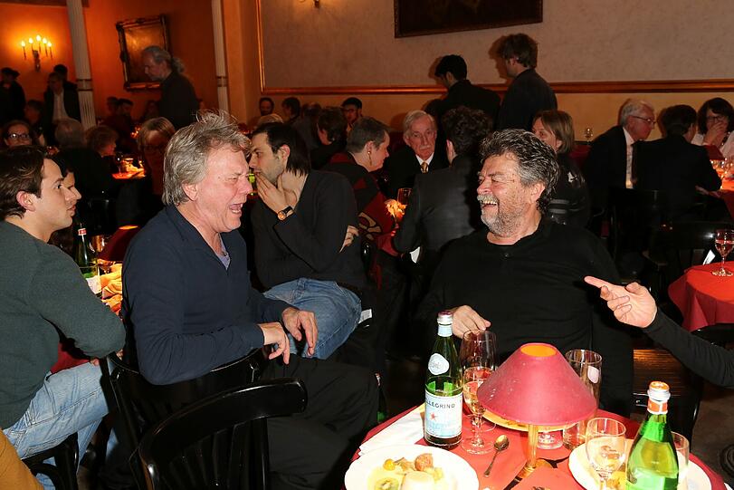 Kammerspiele-Chef Johan Simons und Lenbachhaus-Ex-Direktor Helmut Friedel.