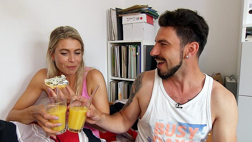 Sabrina und Mathias in der "Bauer sucht Frau"-Staffel 2021