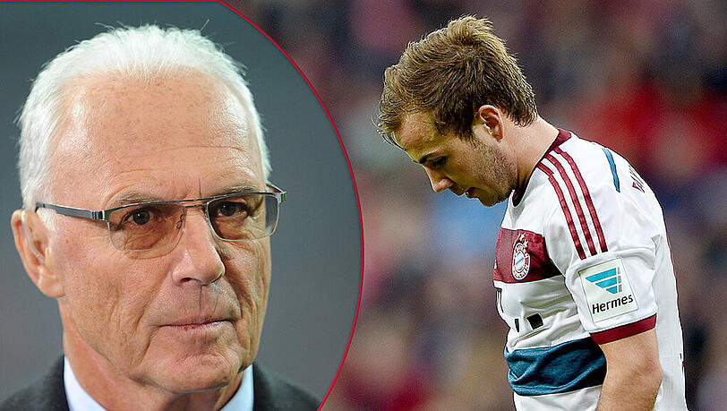 Beckenbauer kritisiert Mario Götze Beckenbauer kritisiert Mario Götze