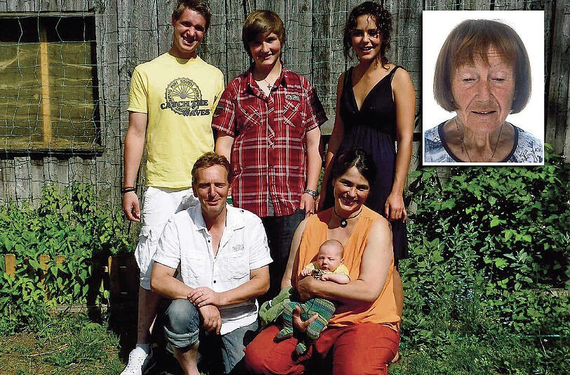 Oliver Bleier (links unten) und Familie wollen Margot Bleier (kleines Bild) betreuen. So einfach ist das aber nicht.