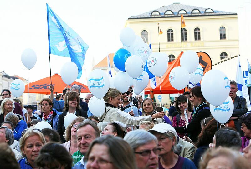 Impressionen vom Münchner Israel-Tag.