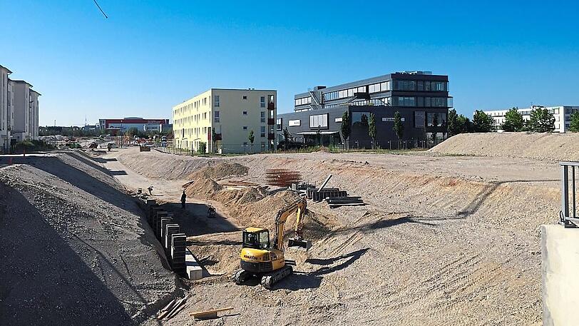 In Freiham wird teilweise schon gebaut.