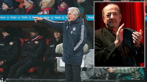Wenn er den Auftrag bekommen würde, würde Ralph Siegel (r.) ein Lied für Bayern-Trainer Jupp Heynckes schreiben.