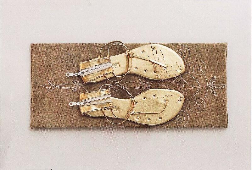 &bdquo;Die Sandalen meiner afrikanischen Schwester&ldquo; heißt dieses Werk.