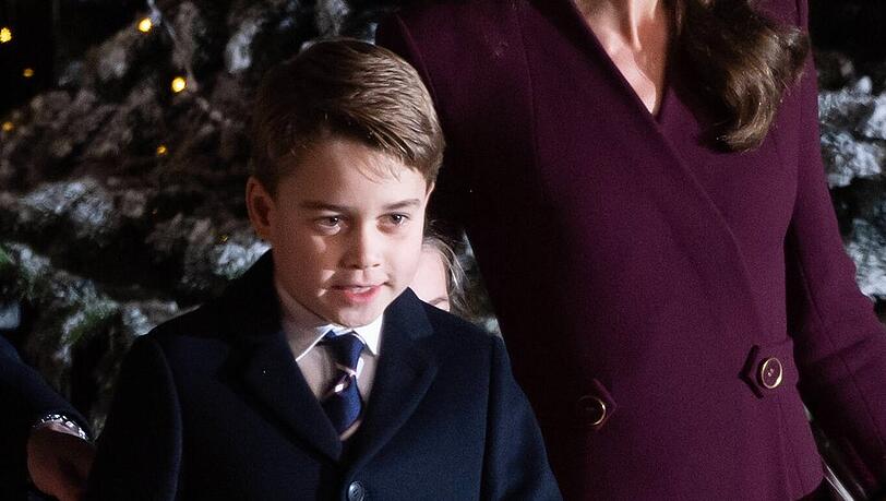 Prinz George entpuppt sich über Weihnachten als kleiner Künstler.