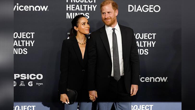 Harry und Meghan am Donnerstag in New York City.