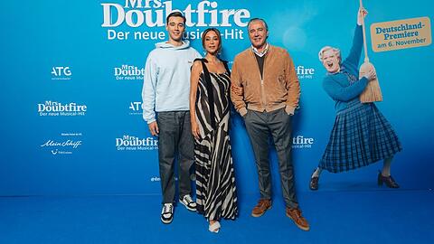 Verona Pooth mit Ehemann Franjo Pooth (re.) und Sohn Diego Pooth.