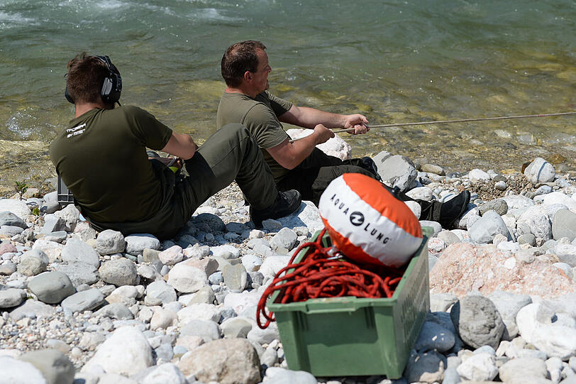 Groß angelegte Suchaktion in und um Bad Reichenhall. Die Bilder