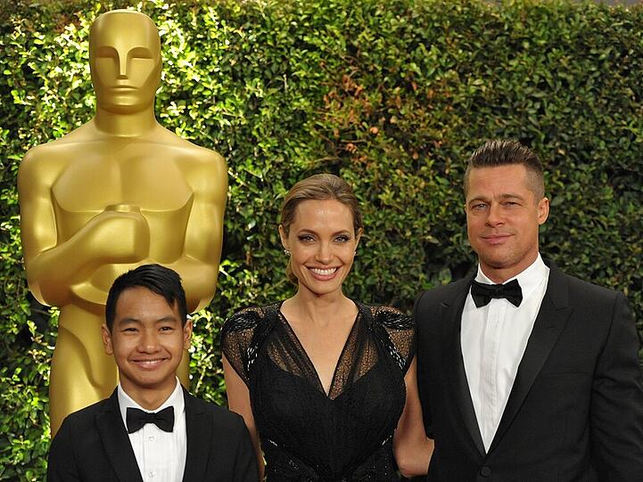 Goldige Familie: Brangelina mit Adoptivsohn Maddox - einem von bislang sechs gemeinsamen Kindern