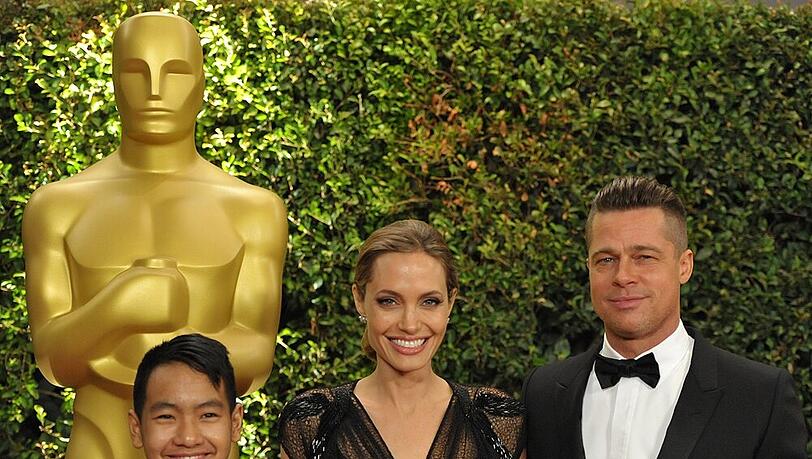 Goldige Familie: Brangelina mit Adoptivsohn Maddox - einem von bislang sechs gemeinsamen Kindern