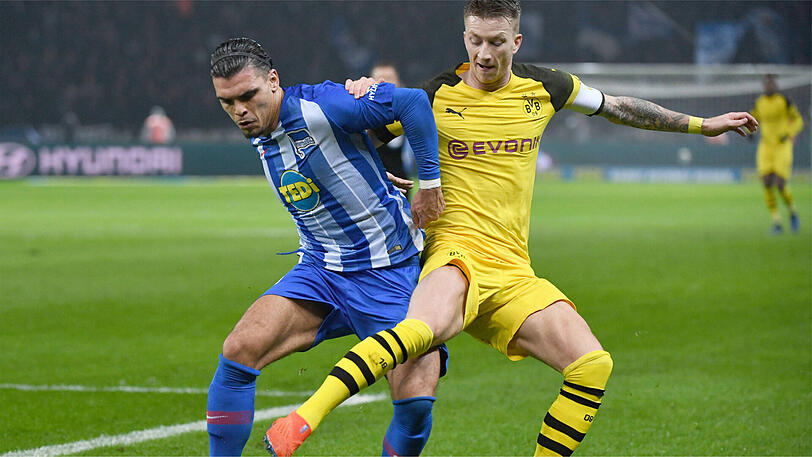 Kapitän des BVB: Marco Reus (re.).