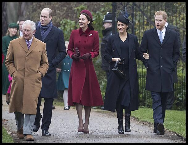 Die Royals beim Weihnachtsfest in Sandringham: Szenen wie 2018 wird es heuer wohl nicht geben.