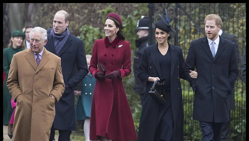 Die Royals beim Weihnachtsfest in Sandringham: Szenen wie 2018 wird es heuer wohl nicht geben. Die Royals beim Weihnachtsfest in Sandringham: Szenen wie 2018 wird es heuer wohl nicht geben.