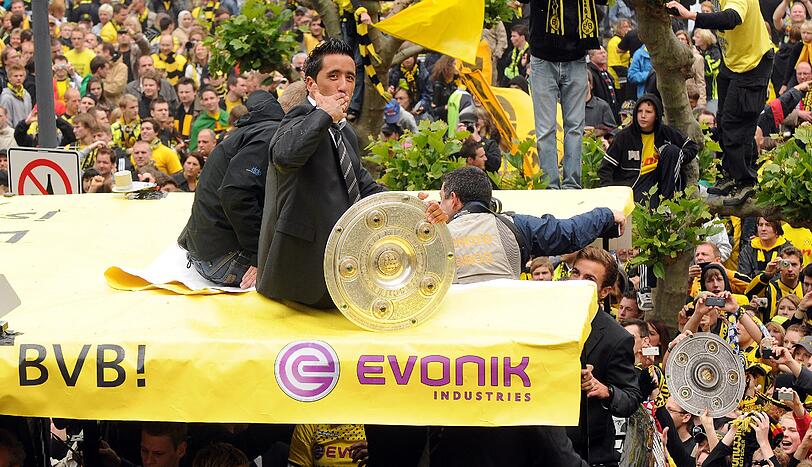 Dortmund stand Kopf: Am Sonntag feierte die Stadt den neuen Deutschen Meister. Freudentaumel in Schwarz-Gelb.