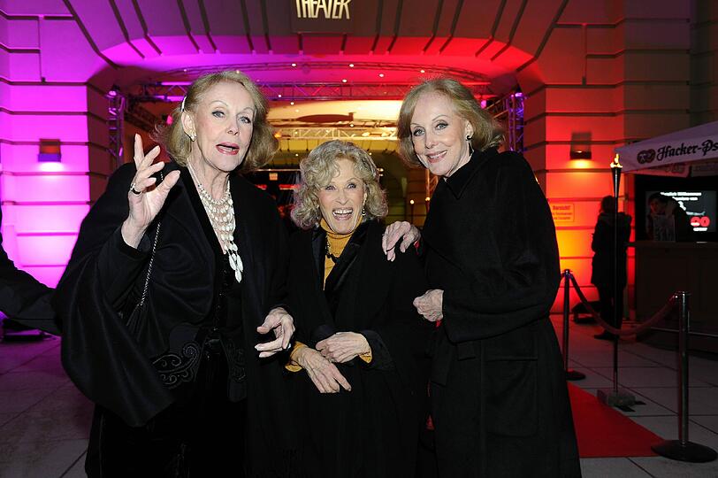 Alice und Ellen Kessler mit Bibi Johns