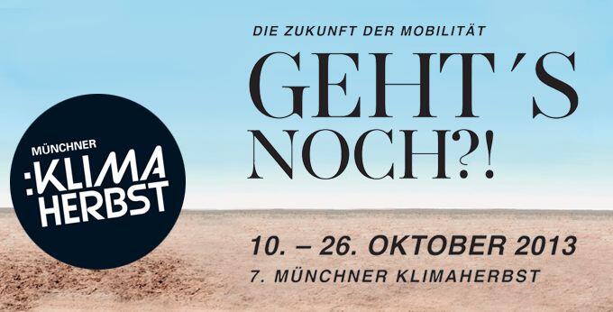Der Münchner Klimaherbst wird am Wochenende abgeschlossen.