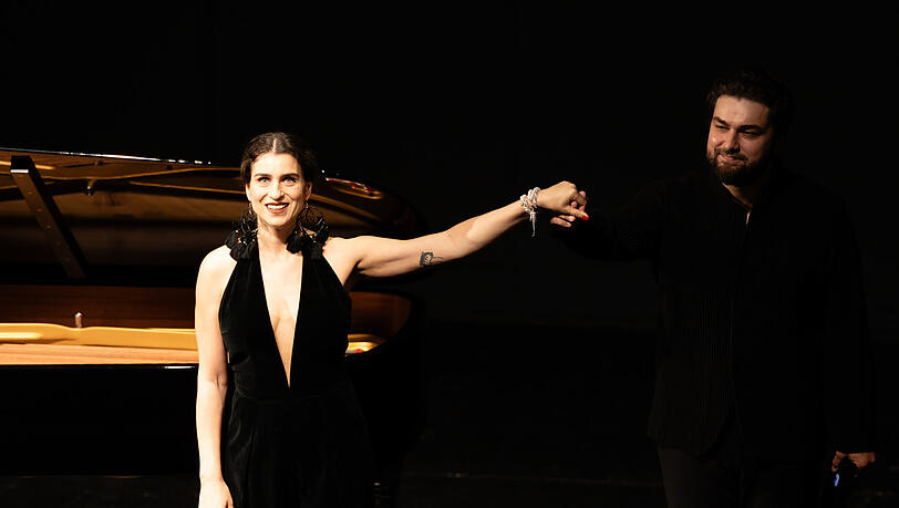 Asmik Grigorian und der Pianist Lukas Geniusas im Prinzregententheater. Asmik Grigorian und der Pianist Lukas Geniusas im Prinzregententheater.