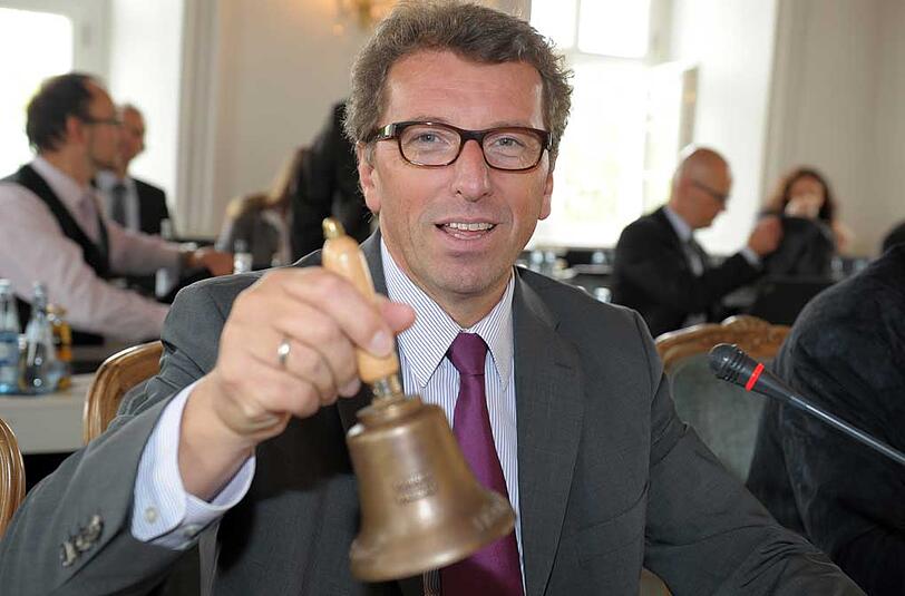 Nicht unbedingt ein Mann der leisen Töne: Georg Schmid im Jahr 2011 während einer Tagung der CSU-Fraktion auf Kloster Banz.