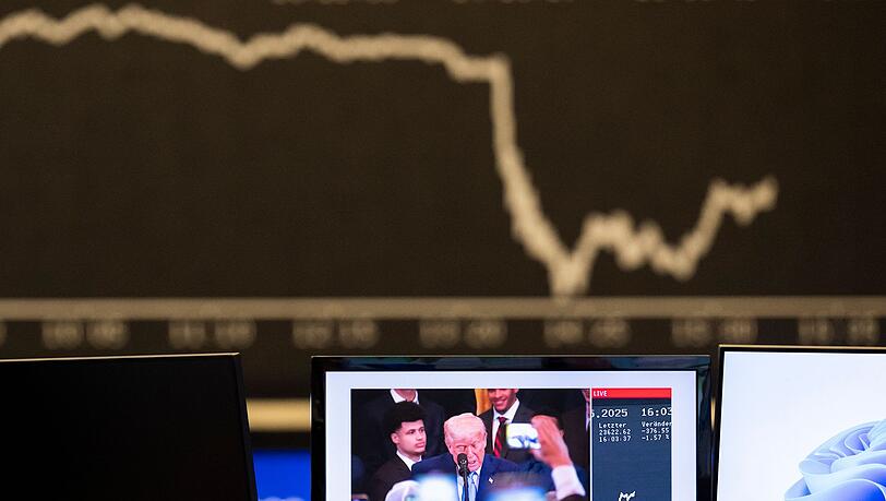 Nach Trumps Ankündigung rutscht der Dax ab.
