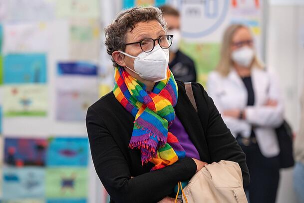 Gesundheitsreferentin Beatrix Zurek bei einem Pressetermin im Münchner Impfzentrum. (Archivbild) Gesundheitsreferentin Beatrix Zurek bei einem Pressetermin im Münchner Impfzentrum. (Archivbild)