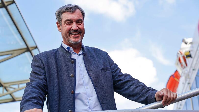 Söder reist auf Einladung von Helgolands Bürgermeister Thorsten Pollmann (parteilos) und der Tourismusdirektorin Katharina Schlicht.